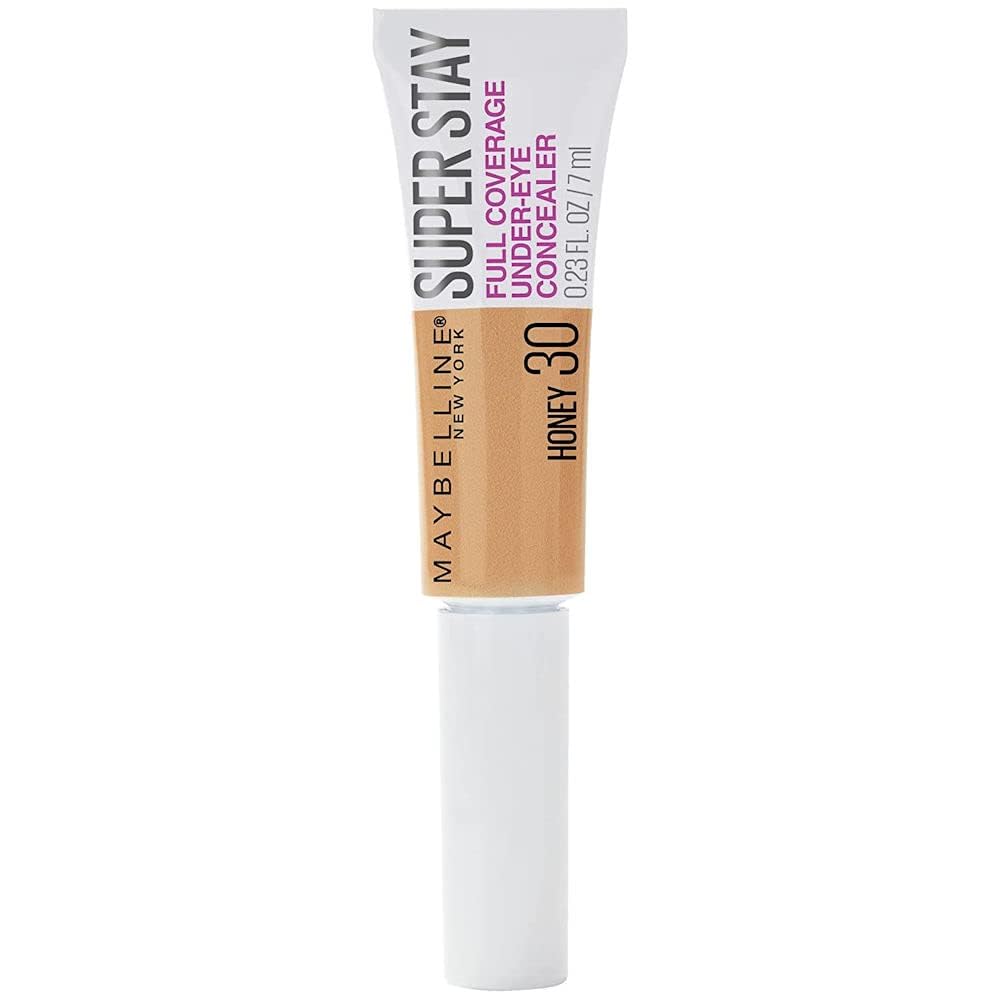 Maybelline New York Super Stay Super Stay Full Coverage, Brightening, Long Lasting, Under-eye Concealer Liquid Makeup For Up To 24H Wear, With Paddle