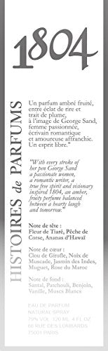 Histoires de Parfums 1804 Eau De Parfum Spray,4 Fl Oz Beauty & Personal Care Histoires de Parfums