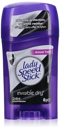 Lady Speed Stick Anti-Perspirant & Deodorant, Invisible Dry, Shower Fresh, 1.4 oz (39.6 g) Beauty & Personal Care Lady Speed Stick