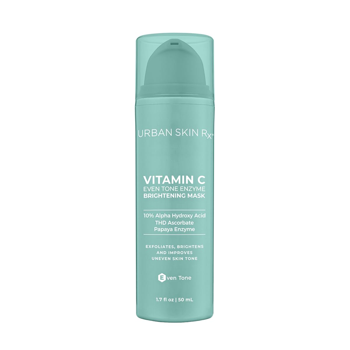 Urban Skin Rx Even Tone Smooth & Glow Enzyme Mask 1.7 oz – Exfoliates, Brightens & Evens Skin with Glycolic Acid, Lactic Acid & Vitamin C Beauty & Personal Care Urban Skin Rx