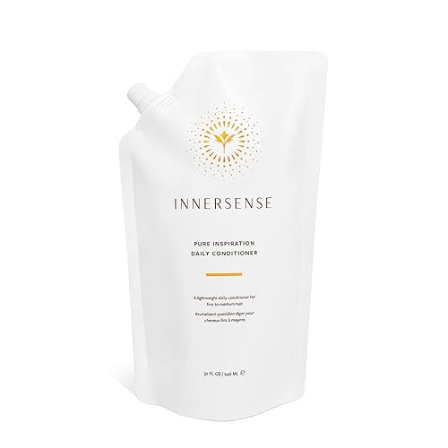 INNERSENSE Organic Beauty - Natural Pure Inspiration Daily Conditioner | Non-Toxic, Cruelty-Free, Clean Haircare (32 oz Refill Pouch) Beauty & Personal Care INNERSENSE
