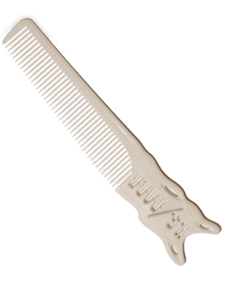 YS Park 209 Barber Comb - White