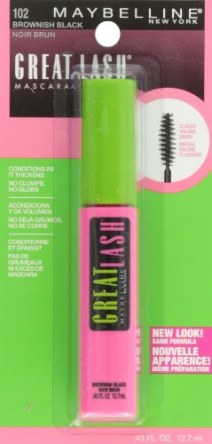 Maybelline Great Lash Washable Mascara, Brownish Black, 0.43 fl. oz. Beauty & Personal Care MAYBELLINE