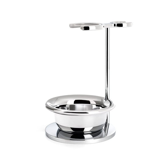 MÜHLE VIVO & RYTMO Series Stand for Razors & Shaving Brushes with Bowl - Shave Accessory - Robust Stainless Steel Beauty and Personal Care MÜHLE