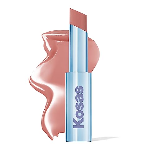 Kosas Wet Stick Moisturizing Shiny Sheer Lipstick with Ceramides, Hyaluronic acid, Peptides and Mango Butter - Soothes, Softens, and Moisturizes Lips Beauty & Personal Care Kosas