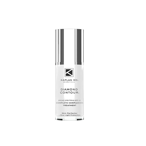 KAPLAN MD Diamond Contour Broad Spectrum SPF 30 - Complete Complexion Treatment, Hydrating Sheer Coverage, UVA/UVB & Blue Light Protection Beauty & Personal Care KAPLAN MD