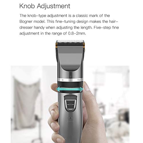ZUIAI Electric Hair Trimmer Men Clipper Adult Rechargeable Ceramic Cutting Hair Cutter Length Adjusted(E) Beauty and Personal Care ZUIAI