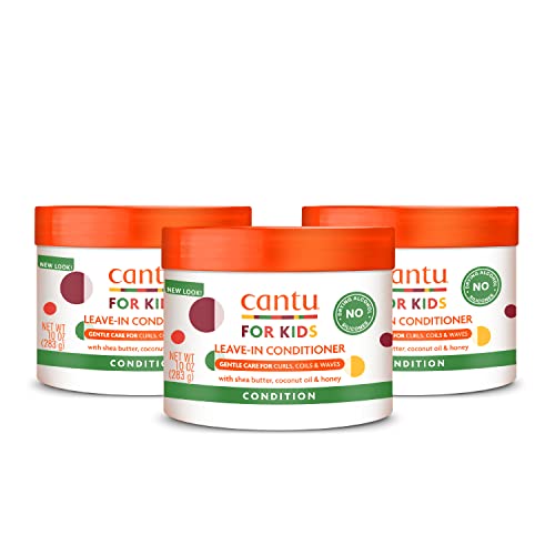 Cantu Care for Kids Leave-In Conditioner with Shea Butter, 10 oz (Pack of 3) Beauty & Personal Care Cantu