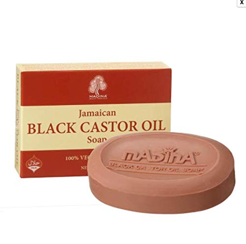 Madina Jamaican Black Castor Oil Soap [3.5 oz.] (Pack of 3) Beauty & Personal Care Madina