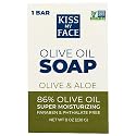 Kiss My Face Moisturizing Bar Soap For All Skin Types - Olive & Aloe - 8 Oz Beauty & Personal Care Kiss My Face