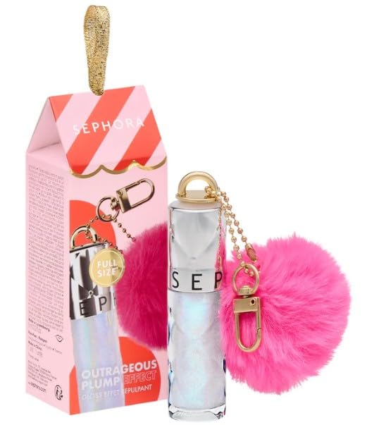 SEPHORA COLLECTION Outrageoaus Plump Effect Lip Gloss - Cosmic Kiss - Full Size, Limited Edition Ornament. Beauty & Personal Care SEPHORA