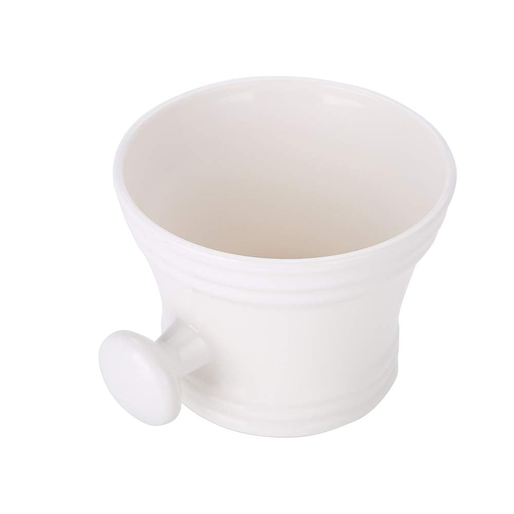 2 Colors Plastic Shaving Soap Bowl Foam Shaving Soap Cream Bowl with little handle Shaving Bowl for Men, Traditional Wet Shaving Factory Shaving Mug Beauty and Personal Care Clina