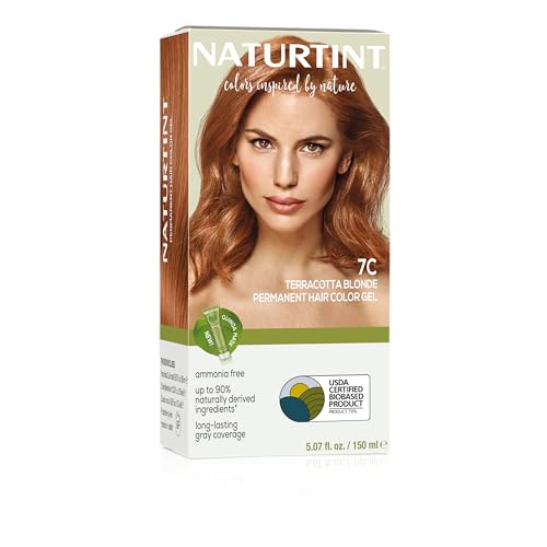 Naturtint 7C Terracotta Blonde Permanent Hair Color (Pack of 1), Ammonia Free, Vegan, Cruelty Free, up to 100% Gray Coverage, Long Lasting Results Beauty & Personal Care Naturtint