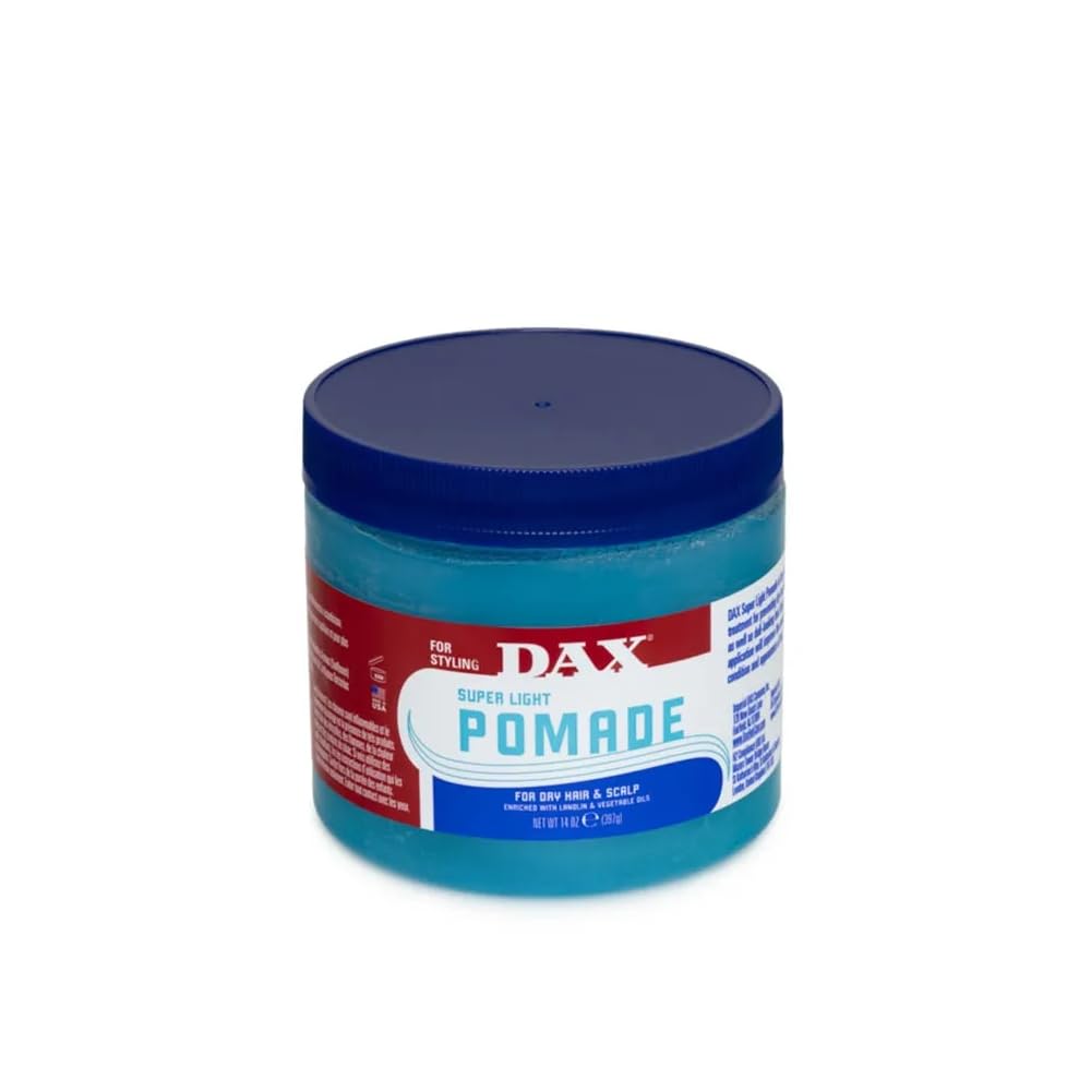 Dax Pomade Super Light 14 Ounce Jar (Blue) (414ml) (2 Pack) Beauty & Personal Care DAX