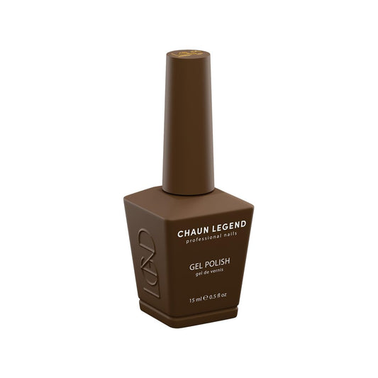 Chaun Legend Gel Nail Polish | French Press LG5195 (warm amber nude) | Soak Off UV LED Cure Gel Polish High Gloss 15ml