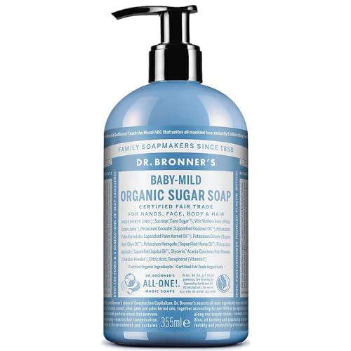Dr. Bronner's - Organic Sugar Soap Baby Mild 355 ml Black Beauty & Personal Care Dr. Bronner's