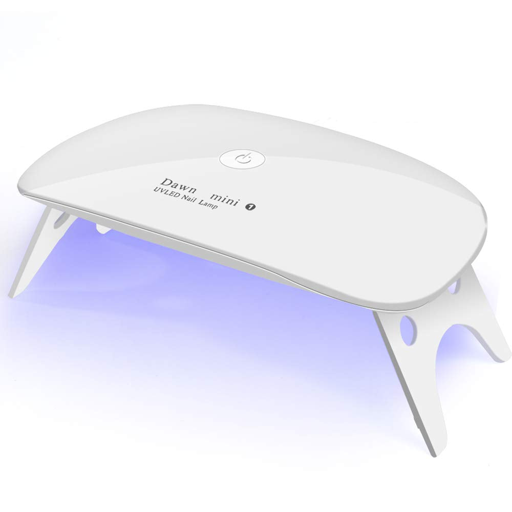Kepma UV LED Nail Dryer Mini lamp Portable Curing Light for Gel Nail Polish,6w(White) Beauty and Personal Care Kepma Default Title