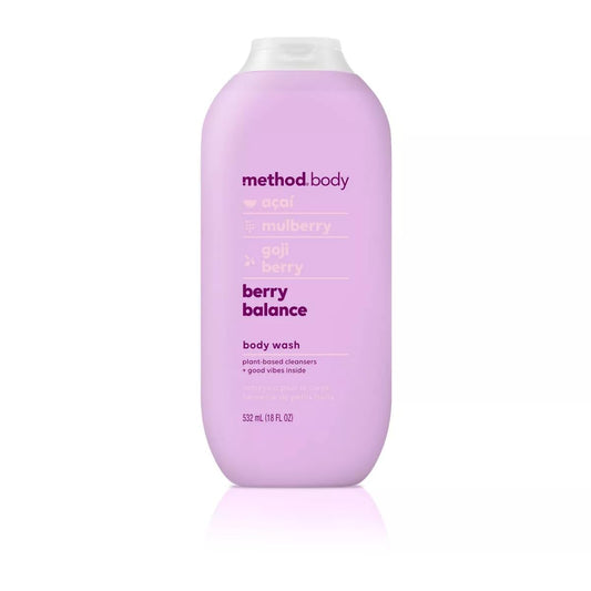 Method Body Wash - Berry Balance - 18 fl oz Beauty & Personal Care Method