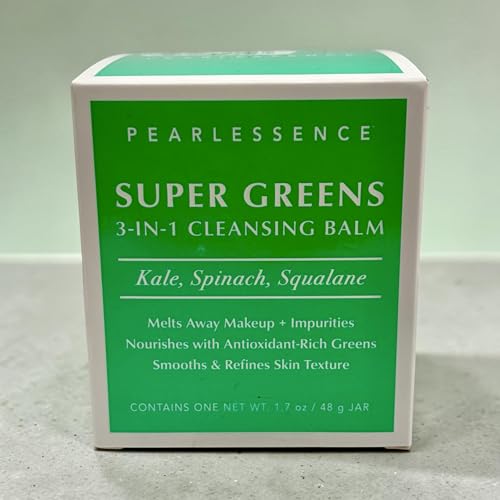 Pearlessence Super Greens 3 in 1 Cleansing Balm, 1.7 oz