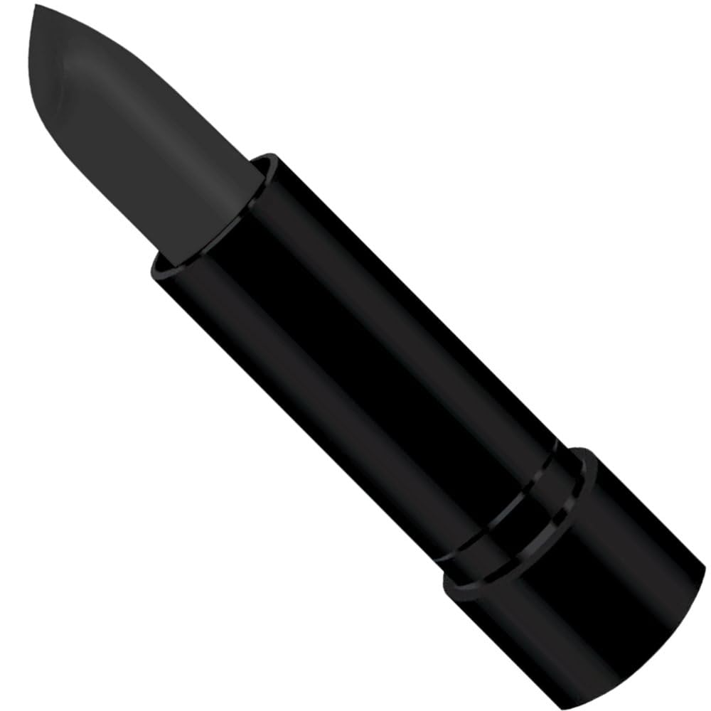AMSCAN Bold & Daring Black Lipstick (0.08 oz)- 1 Pc - Perfect for a Striking Look and Unleashing Your Inner Rebel Beauty & Personal Care Amscan