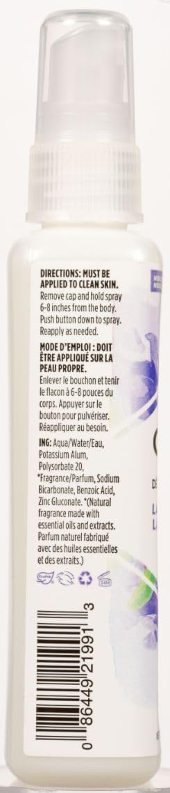 Crystal Body Deodorant Deod Spry Lvndr&Wht Te Beauty and Personal Care Crystal Essence
