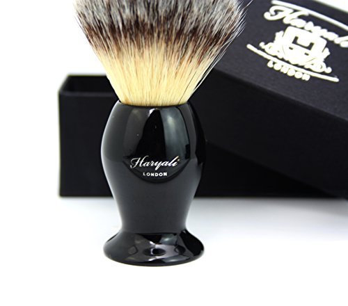 Haryali London Shaving Brush Synthetic Badger Hair & Black Base Brush For Men Beauty and Personal Care Haryali London