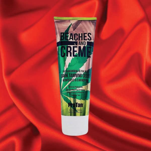 ProTan Beaches & Crème Hemp Dark Tanning Gelee 8.5 oz Beauty & Personal Care ProTan