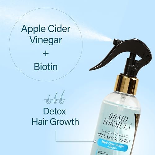 EBIN NEW YORK Braid Formula Releasing Spray | Quick Removal for Braids, Locs & Twists | No Breakage, Detangles, Scalp Relief | Apple Cider Vinegar + Beauty & Personal Care EBIN NEW YORK