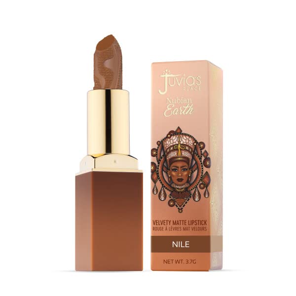 Juvia's Place Nubian Earth Matte Lipstick Nile - Hydrating & Long-lasting, Richly Pigmented Lip Makeup, Creamy Lipstick with Matte Finish, Beauty Beauty & Personal Care Juvia's Place