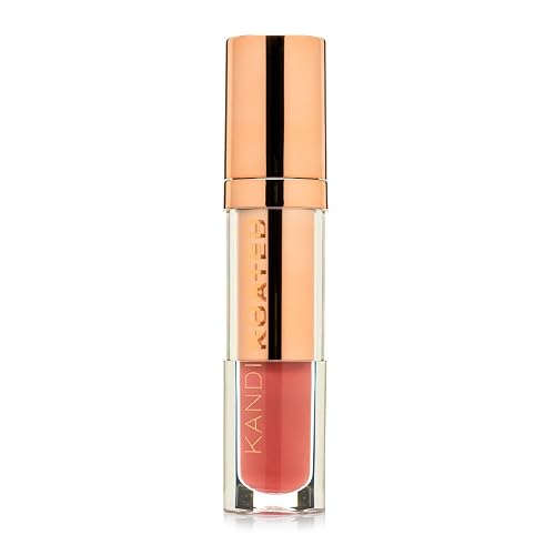 Kandi Koated Lacquer Illuminating Lip Cream [Girl Talk] Creamy Lip Gloss | Natural Colors, Moisturizing Lip Lacquer, Paraben-Free, Cruelty-Free | Beauty & Personal Care Kandi