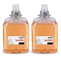 GOJO Luxury Foam Antibacterial Handwash, Fresh Fruit Fragrance, 2000 mL Foam Hand Soap Refill FMX-20 Push-Style Dispenser (Pack of 2) - 5262-02 Beauty & Personal Care GOJO