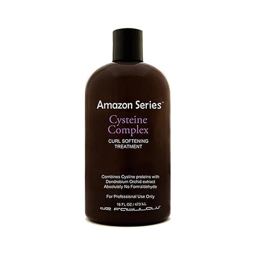 Amazon Series | Cysteine Complex - Curl Softening Treatment | No-Formaldehyde | 16 fl oz | by De Fabulous Beauty & Personal Care Amazon Series