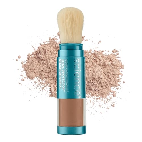 Colorescience Brush-On Sunscreen Mineral Powder SPF 50 for Sensitive Skin, Deep Beauty & Personal Care Colorescience