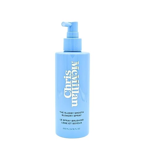 Chris McMillan The Glassy Smooth Blowdry Spray for Frizz 6.76 oz/200 ml - Heat Protection, Shine, Frizz Control, Lightweight Beauty & Personal Care Chris McMillan