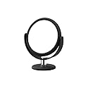 Danielle Creations 6.75-Inch Portable Two-Sided Vanity Round Vanity Makeup Mirror, No-Slip Soft Touch with 360 Rotation, 12x Magnification, Midnight Beauty & Personal Care DC DANIELLE