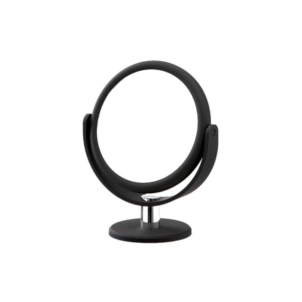 Danielle Creations 6.75-Inch Portable Two-Sided Vanity Round Vanity Makeup Mirror, No-Slip Soft Touch with 360 Rotation, 12x Magnification, Midnight Beauty & Personal Care DC DANIELLE