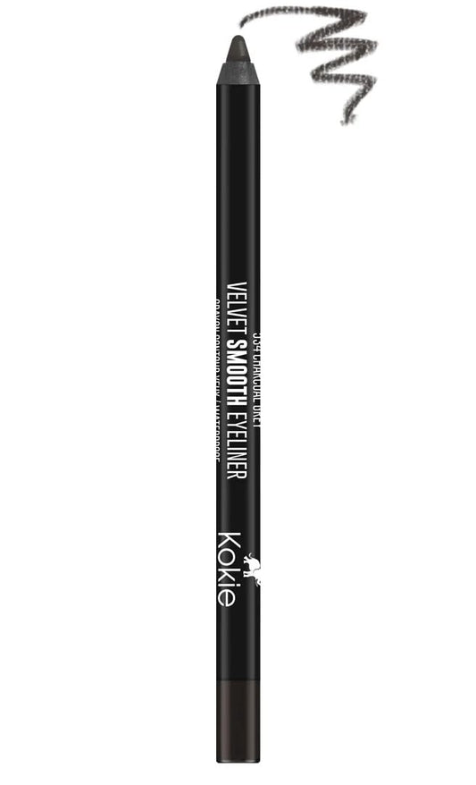 Kokie Cosmetics Waterproof Velvet Smooth Eyeliner Pencil, Charcoal Grey, 0.042 Ounce Beauty & Personal Care Kokie