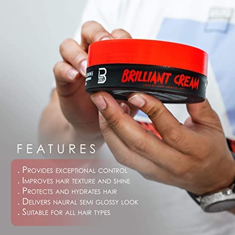 Level 3 Brilliant Cream - Hydrating Cream for Hair Texture & Shine - Natural Style Enhancer Beauty & Personal Care L3