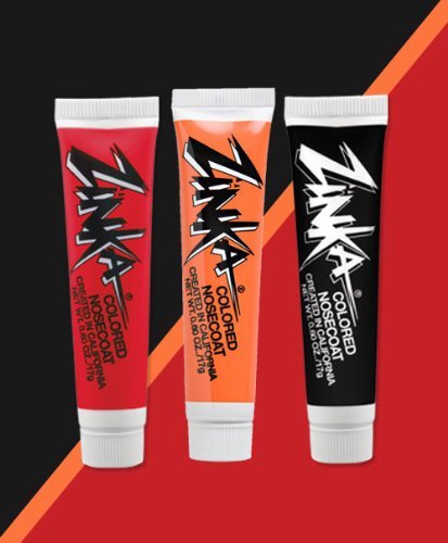 Zinka Team Face Paint and Sun Block - Miami - Red/Black/Orange Beauty & Personal Care Zinka