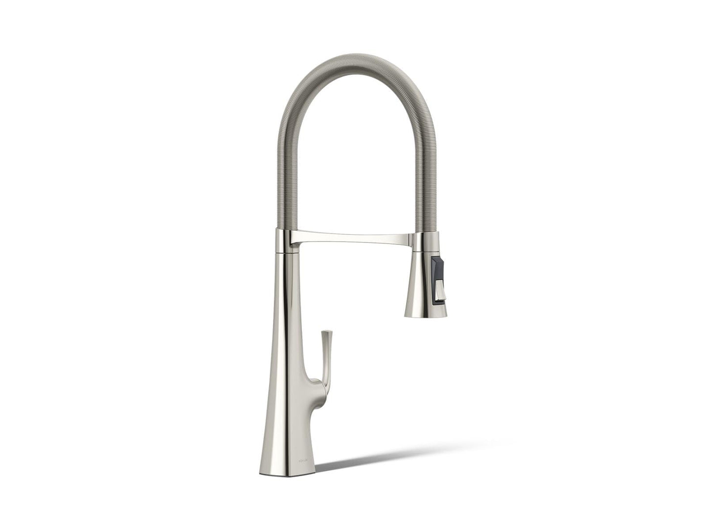 Kohler 22060-SN Graze Commercial, 3 Function Tall Semi-pro Kitchen Sink Faucet with Pull Down Sprayer, Vibrant Polished Nickel Beauty & Personal Care Kohler