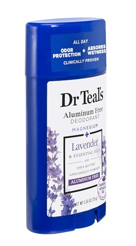 Dr Teal's Aluminum Free Deodorant - Lavender - Paraben & Phthalate Free - 2.65 oz Beauty & Personal Care Dr Teal's
