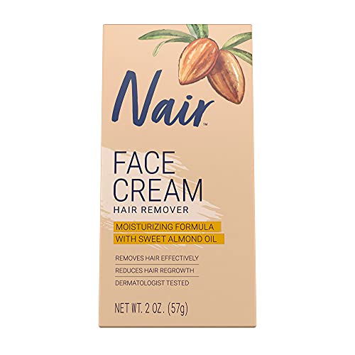 Nair Hair Remover Moisturizing Face Cream, with Sweet Almond Oil, 2OZ Beauty & Personal Care Nair