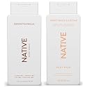 Energizing Essentials 1852 Bundle | Native Body Wash 2-Pack: Coconut & Vanilla + Sweet Peach & Nectar (18 fl oz each) Beauty & Personal Care Energizing Essentials 1852