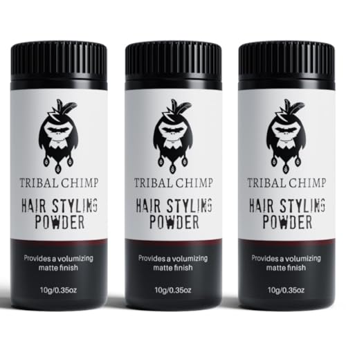 Tribal Chimp Hair Styling Powder, All-day Invisible Hold Hair Volumizer and Texture Powder for Men and Women, Styling Powder with Matte Finish Beauty & Personal Care Tribal Chimp