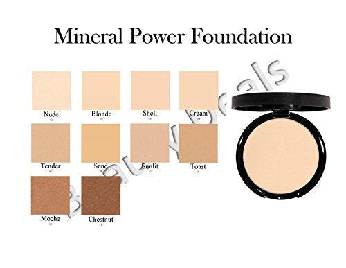 Beauty Deals Mineral Makeup Pressed Powder Foundation - Hypoallergenic- w/sponge (Cream) Beauty & Personal Care Beauty Deals