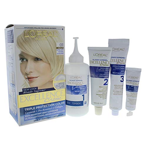 L'Oreal Paris Excellence To-Go 10-Minute Creme Colorant, Extra Light Ash Blonde (Pack of 3) Beauty & Personal Care L'Oreal Paris