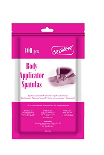 Depileve Wooden Body Applicators - Waxing Applicator Sticks - Box of 100 Beauty and Personal Care Depileve
