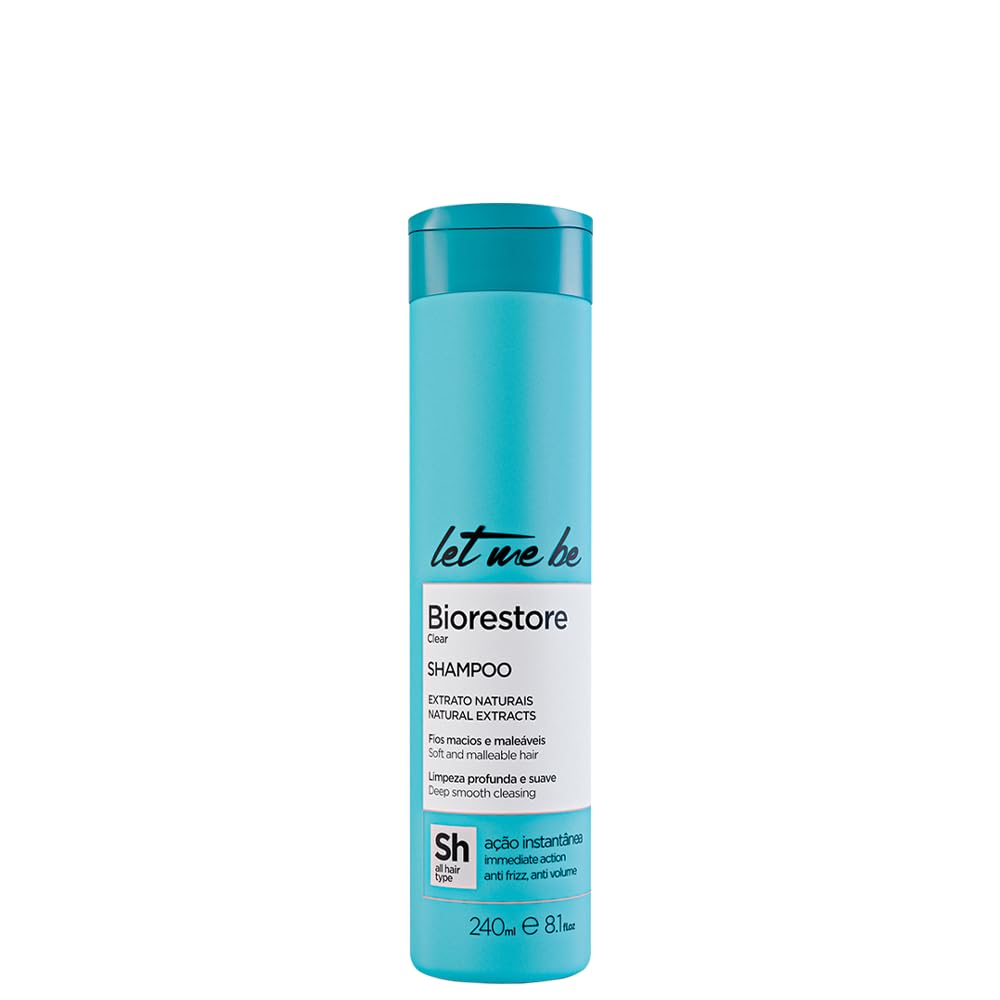 Let Me Be Biorestore Clear Duo - Shampoo & Conditioner Set (2x240ml / 8.1 fl.oz) - Anti-Frizz & Anti-Volume Daily Hair Care - Nourishing Formula Beauty & Personal Care Let Me Be