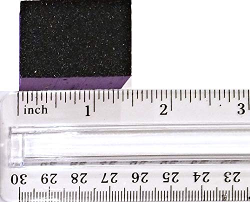 PrettyClaw | 40pc Mini Disposable Nail Buffer Blocks 80/80 Black Grit Purple Buffing Sanding Nail File 2 Sided Beauty & Personal Care Pretty