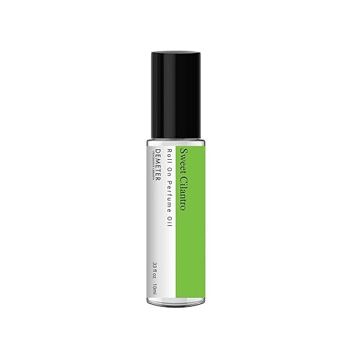 DEMETER Sweet Cilantro Roll On Perfume Oil, 0.33 Oz, Long-Lasting Beauty & Personal Care DEMETER